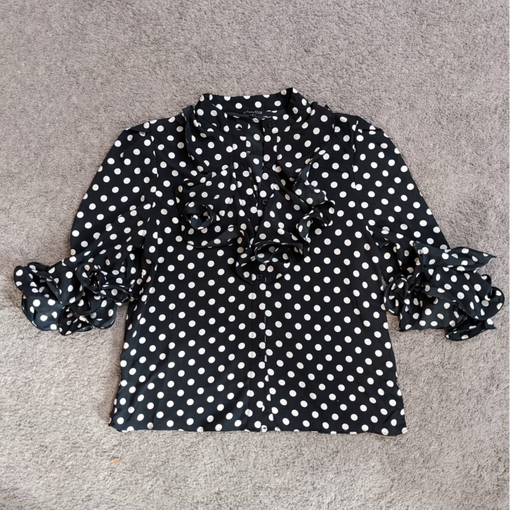 CQ By CQ Polkadot Blouse